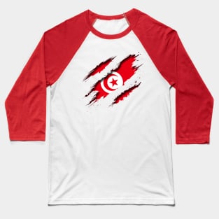 Tunisia Shredding Baseball T-Shirt